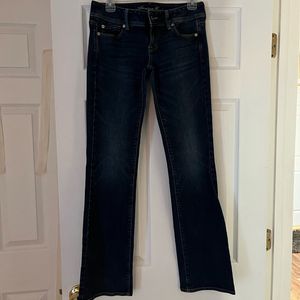 American Eagle Blue Slim Boot Cut Jeans